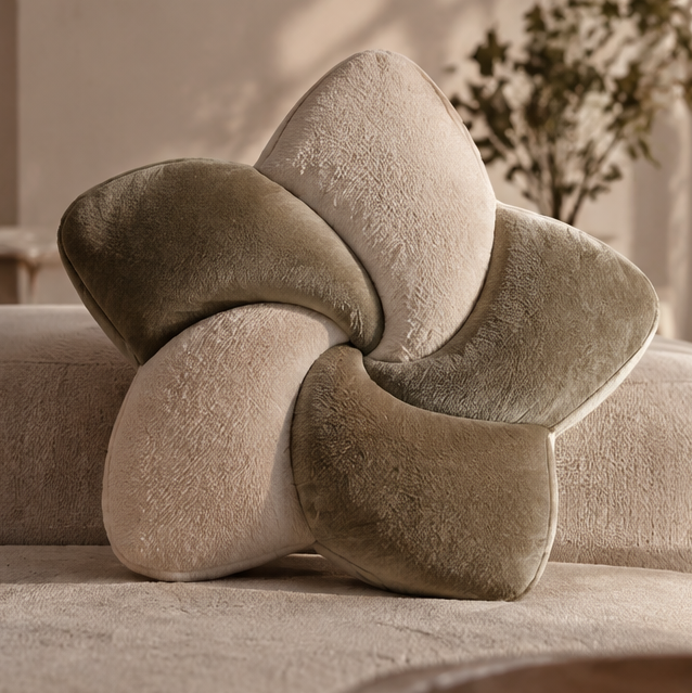 FLORAZN Premium Sculptural Throw Pillow