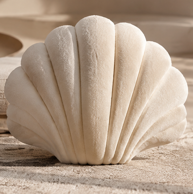 FLORAZN Soft Plush Flower Throw Pillow