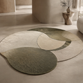 FLORAZN Sculptural Organic Area Floor Rug