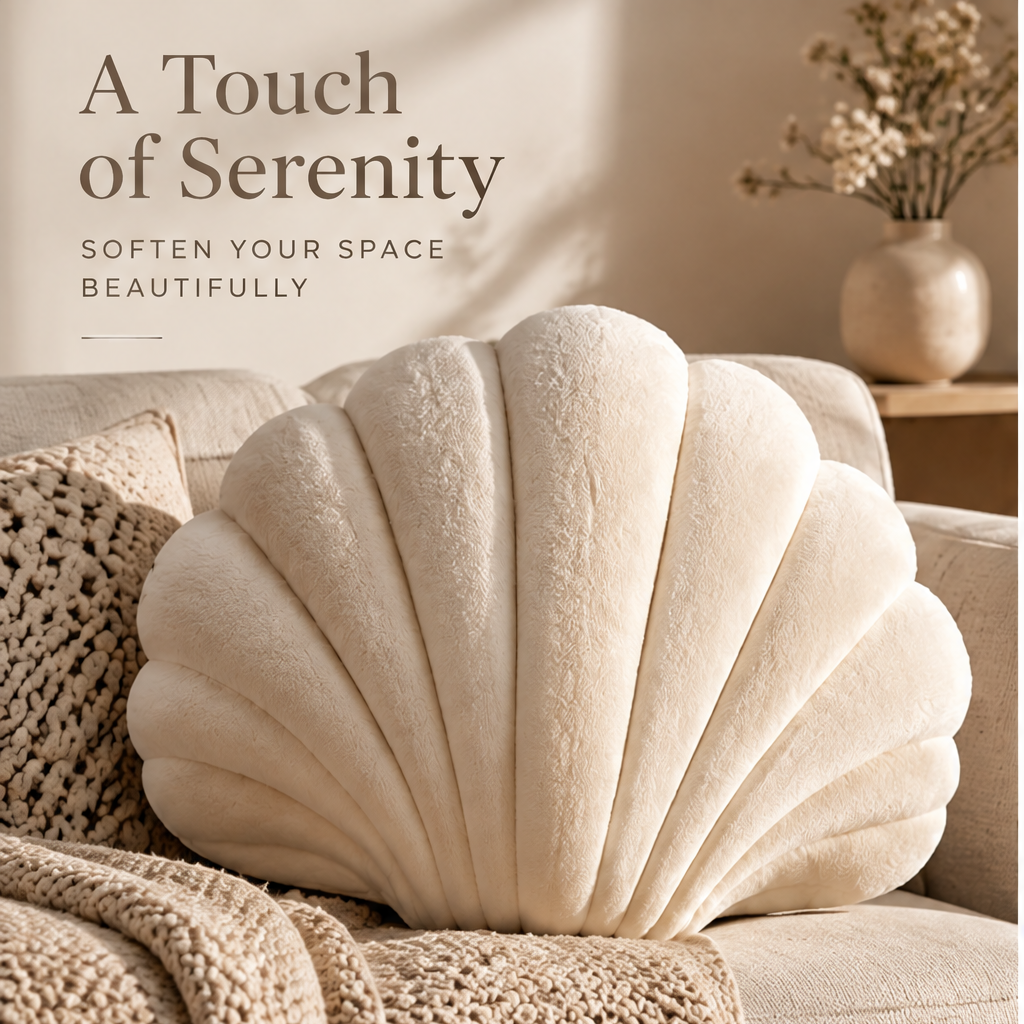FLORAZN Soft Plush Flower Throw Pillow