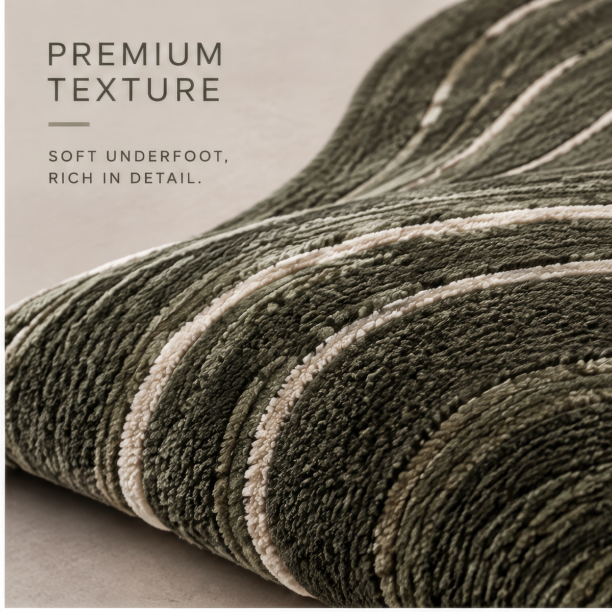 FLORAZN Sculpted Organic Modern Area Rugs