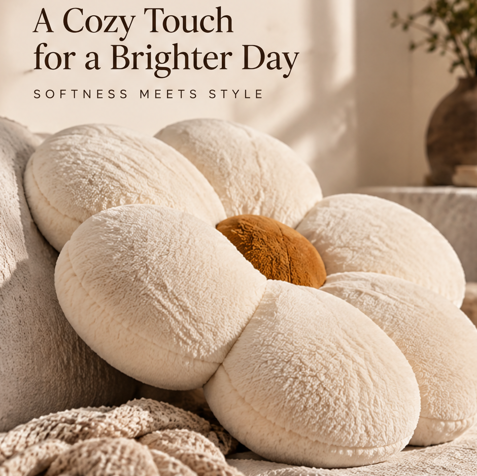 FLORAZN Premium Sculptural Throw Pillow