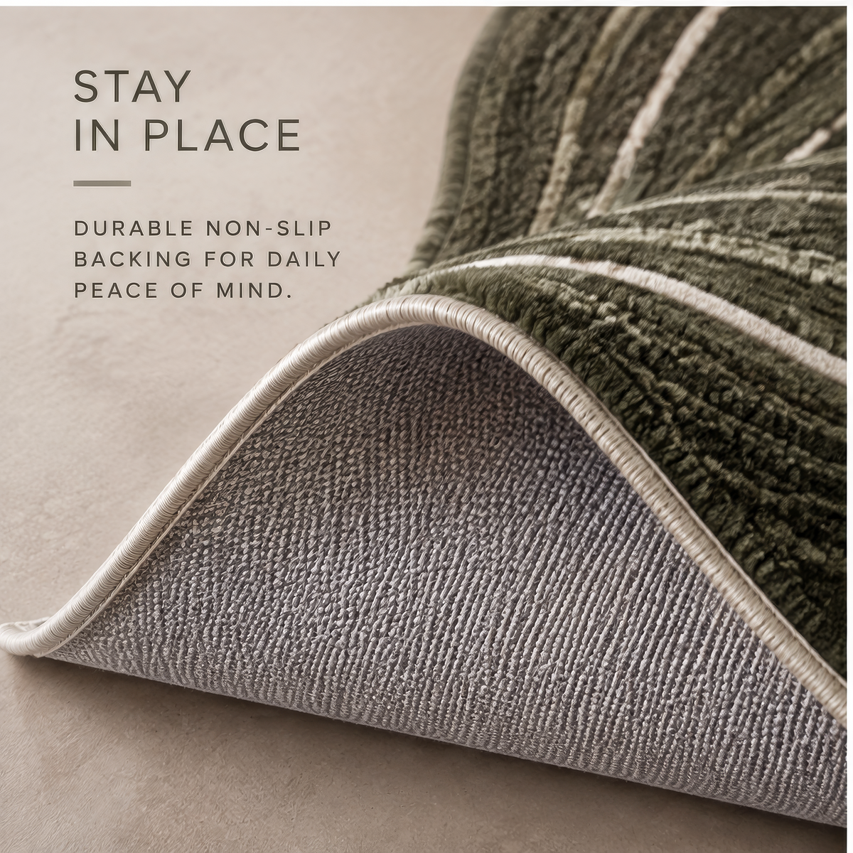 FLORAZN Sculpted Organic Modern Area Rugs