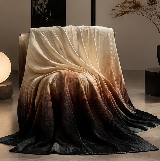 FLORAZN Gradient Cozy Throw Blanket