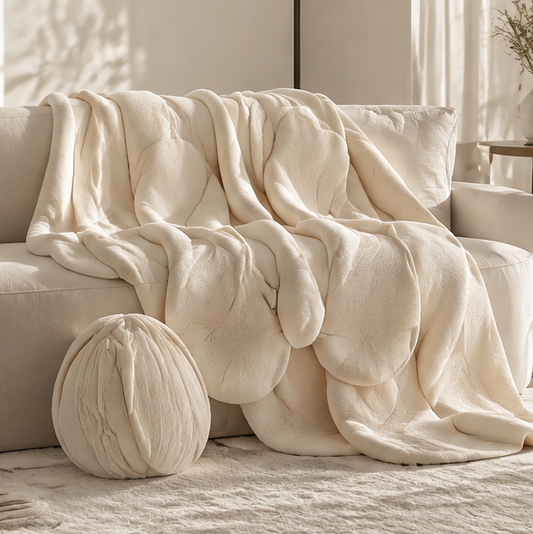 FLORAZN Cloud-Like Plush Throw