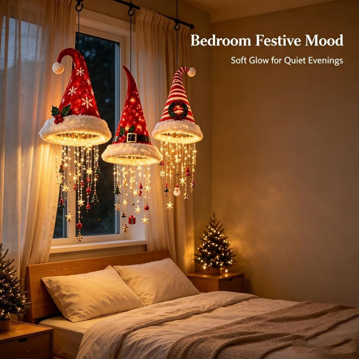 ✨ Magical Christmas Chandelier – Warm Festive Glow for Your Home