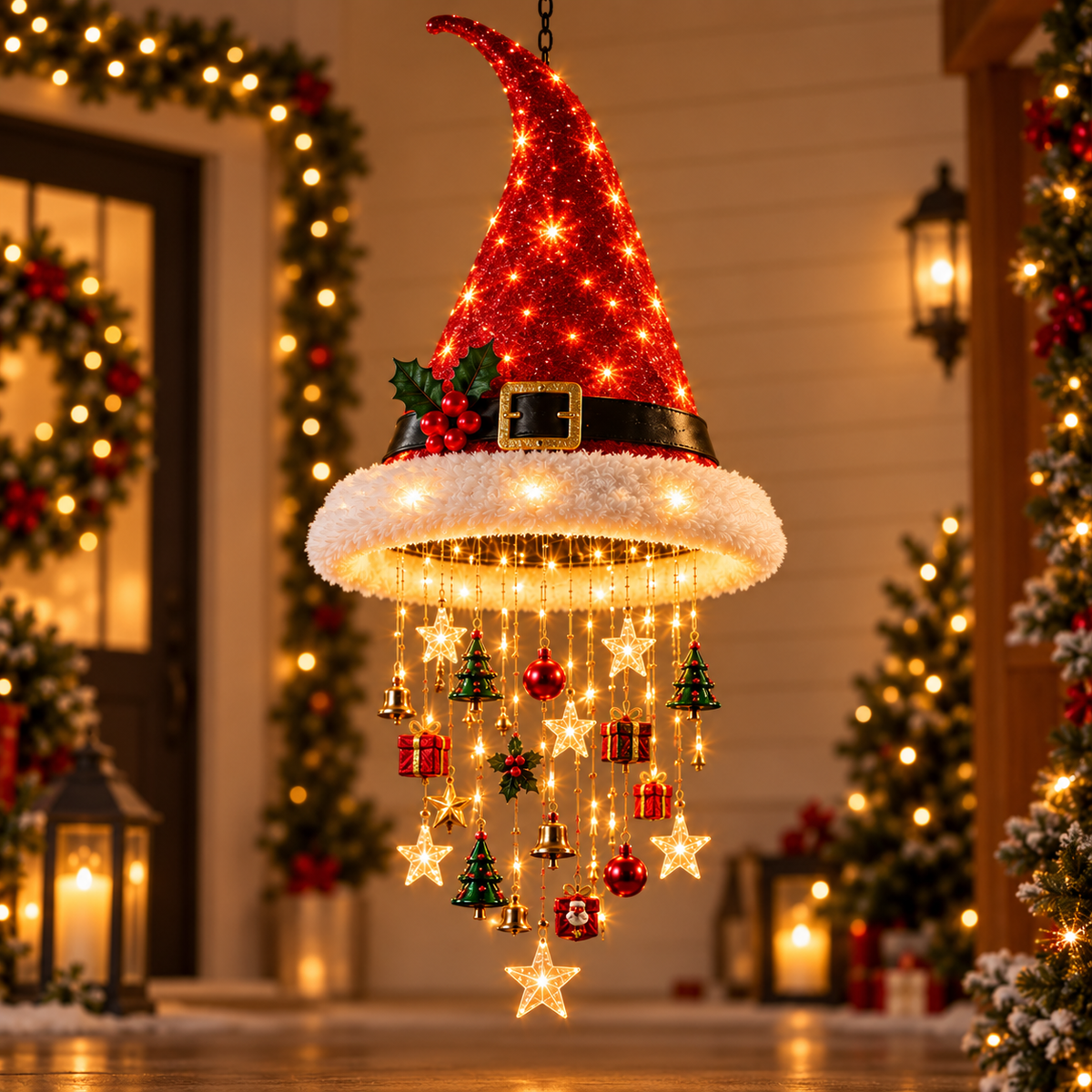 ✨ Magical Christmas Chandelier – Warm Festive Glow for Your Home