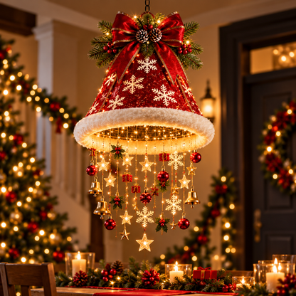 ✨ Magical Christmas Chandelier – Warm Festive Glow for Your Home