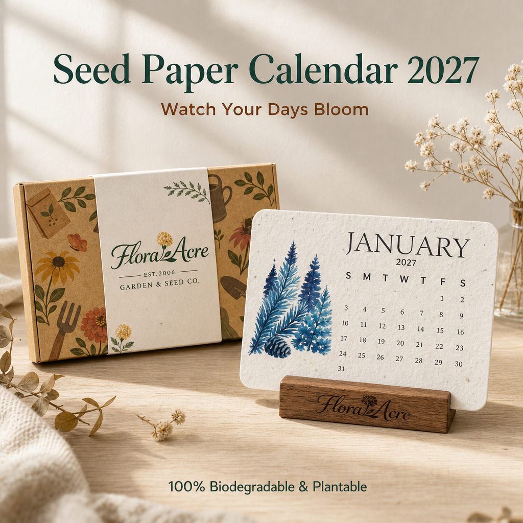 🌱 2027 Plantable Seed Calendar🍈 – A year of beauty, new life on every page! 🌸🎁