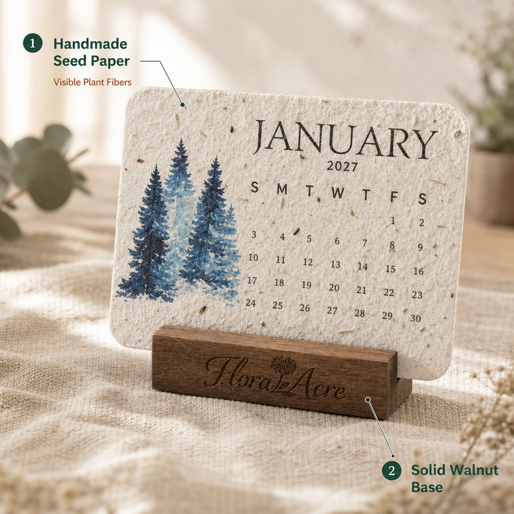 🌱 2027 Plantable Seed Calendar🍈 – A year of beauty, new life on every page! 🌸🎁