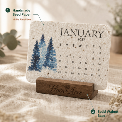 🌱 2027 Plantable Seed Calendar🍈 – A year of beauty, new life on every page! 🌸🎁