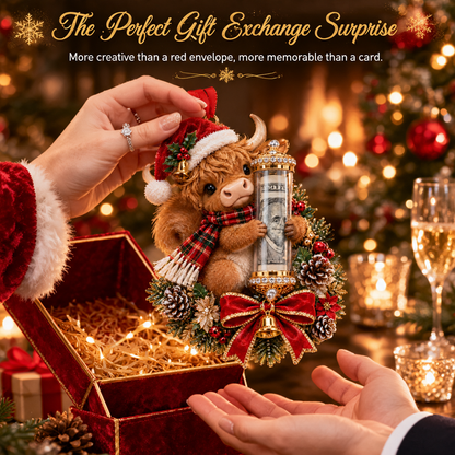 🎁Christmas Cute Animal Cash Gift Ornament 🍈– Holiday Tree Decoration🎄💵
