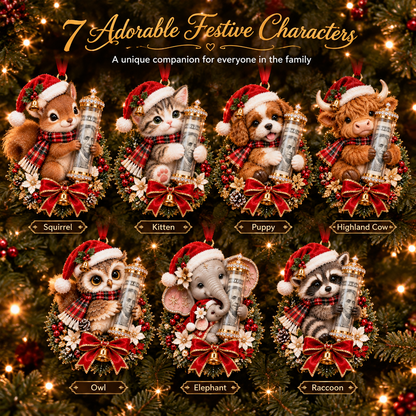 🎁Christmas Cute Animal Cash Gift Ornament 🍈– Holiday Tree Decoration🎄💵