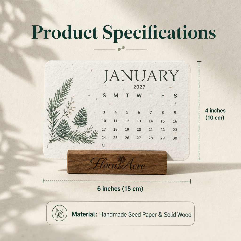 🌱 2027 Plantable Seed Calendar🍈 – A year of beauty, new life on every page! 🌸🎁