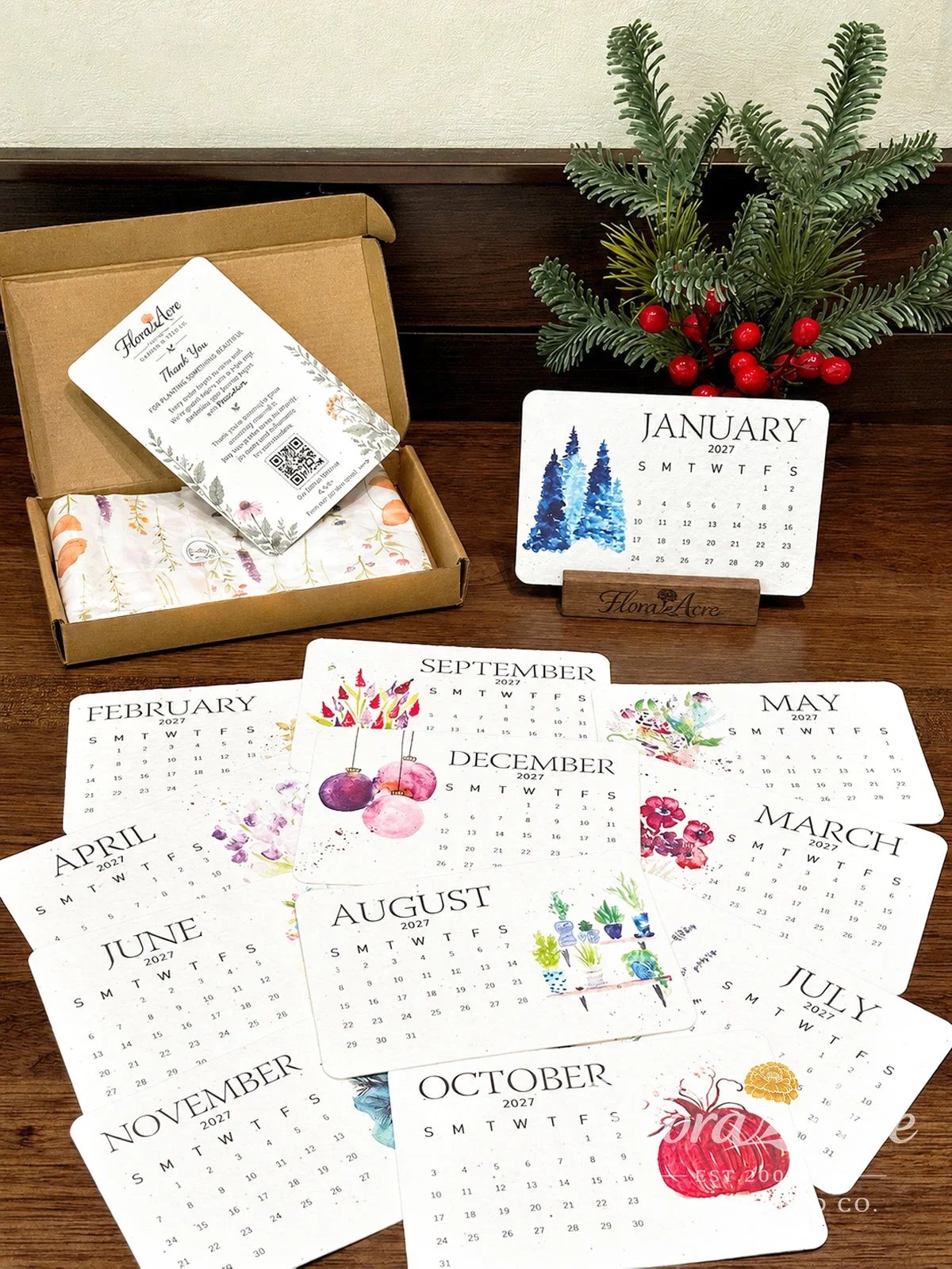 🌱 2027 Plantable Seed Calendar🍈 – A year of beauty, new life on every page! 🌸🎁