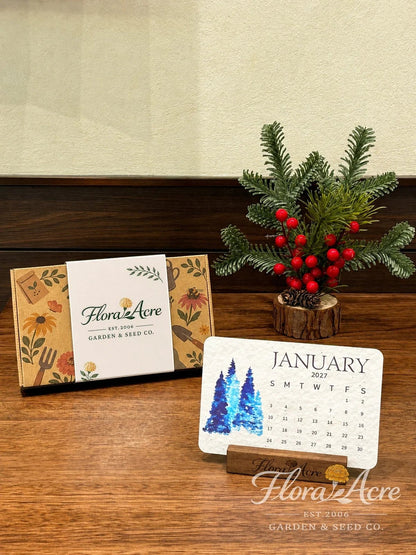 🌱 2027 Plantable Seed Calendar🍈 – A year of beauty, new life on every page! 🌸🎁