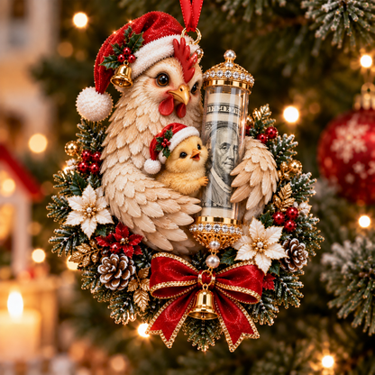 🎁Christmas Cute Animal Cash Gift Ornament 🍈– Holiday Tree Decoration🎄💵